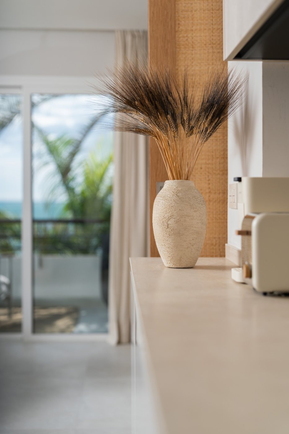 Warm natural materials